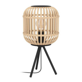 Πορτατίφ E27 Μαύρο Και Ξύλο Bordesley 43218 EGLO