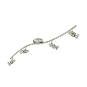 Σποτ Οροφής Δίφωτο GU10 Νίκελ Και Χρώμιο Magnum 92644 EGLO