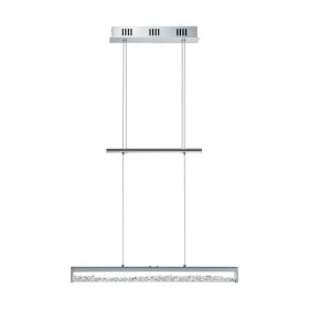 Φωτιστικό LED 24W 2700k-5000k Χρώμιο Και Διάφανο Cardito1 93625 EGLO