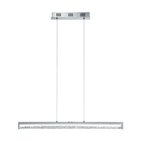 Φωτιστικό LED 32W 2700k-5000k Χρώμιο Και Διάφανο Cardito1 93626 EGLO