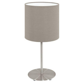 Πορτατίφ E14 Νίκελ Και Taupe Pasteri 95726 EGLO