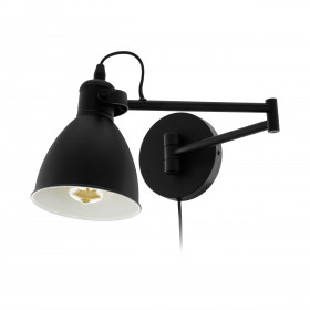 Απλίκα E27 Μαύρο San Peri 97886 EGLO