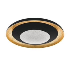Πλαφονιέρα LED 24.5W 2700k-6500k Μαύρο Και Χρυσό Canicosa2 98527 EGLO