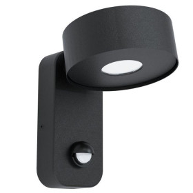 Απλίκα LED 4.9W 3000k Μαύρο Με Αισθητήρα Κίνησης Palosco 98738 EGLO