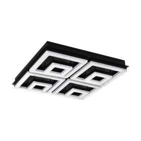 Πλαφονιέρα LED 46.5W 3000K Μαύρο Και Κρύσταλλο Fradelo1 99328 EGLO