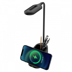 Φωτιστικό Γραφείου LED 3W 3000-6000K Μαύρο Με Wireless Φορτιστή 6916 SPOTLIGHT