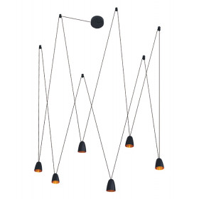 Φωτιστικό LED 42W 3200k Μαύρο Και Χρυσό 18151 ZAMBELIS