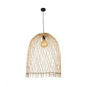 Φωτιστικό Μονόφωτο Ε27 Μπεζ Ρατάν 18181 ZAMBELIS