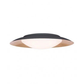 Πλαφονιέρα LED 28W 3000k Μαύρο Και Χρυσό 1962 ZAMBELIS