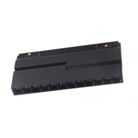 Γραμμικό Φωτιστικό LED 12W 3000k Μαγνητικής Ράγας Μαύρο 20290 ZAMBELIS