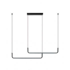 Φωτιστικό LED 40W 3000K Μαύρο 22010 ZAMBELIS