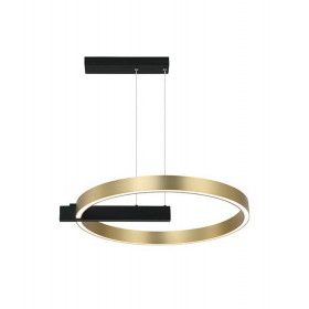 Φωτιστικό LED 41W 3000k Μαύρο Και Χρυσό 22011 ZAMBELIS