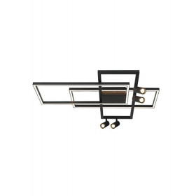 Φωτιστικό LED 52W 3000k Μαύρο 22020 ZAMBELIS