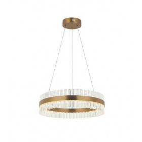 Φωτιστικό LED 56W 3000k Μαύρο Και Διάφανο 22039 ZAMBELIS