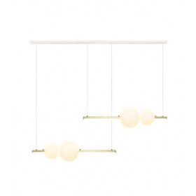 Φωτιστικό LED 22W 3000k Χρυσό Και Λευκό 22235 ZAMBELIS