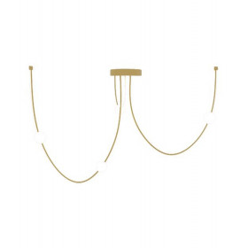 Φωτιστικό LED 42W 3000k Χρυσό Και Λευκό 22248 ZAMBELIS