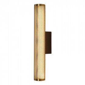 Απλίκα LED 11W 3000k Ορείχαλκος Και Μαύρο 23041 ZAMBELIS