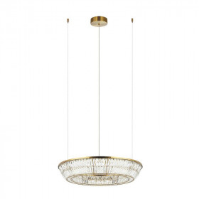 Φωτιστικό LED 55W 3000k Ορείχαλκος Και Διάφανο 23048 ZAMBELIS