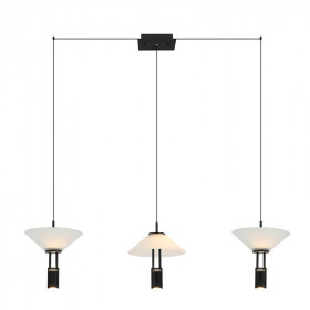 Φωτιστικό LED 28W 3000k Μαύρο Και Λευκό 23202 ZAMBELIS