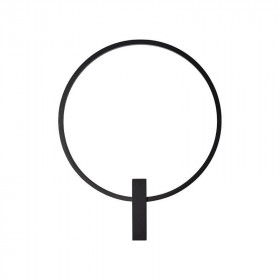 Απλίκα LED 12W 3000k Μαύρο 25319 ZAMBELIS