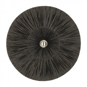 Απλίκα E27 Μαύρο Ρατάν 25333 ZAMBELIS