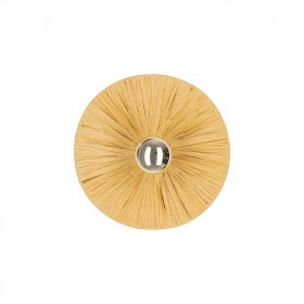 Απλίκα E27 Φυσικό Ρατάν 25454 ZAMBELIS