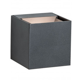 Απλίκα LED 6W 3000K Γραφίτης E109 ZAMBELIS