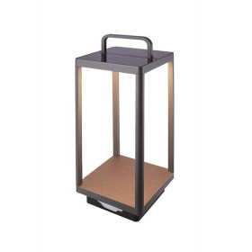 Ηλιακό Φωτιστικό LED 3W 3000K Γραφίτης E302 ZAMBELIS