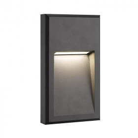 Απλίκα LED 6W 3000K Γραφίτης E346 ZAMBELIS