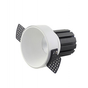 Σπότ Χωνευτό LED 9W 3000k Μαύρο S096 ZAMBELIS