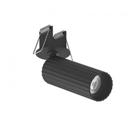 Σπότ Χωνευτό LED 7W 3000k Μαύρο S119 ZAMBELIS