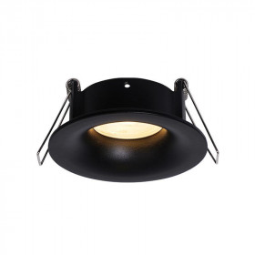 Σπότ Χωνευτό GU10 Μαύρο Σταθερό S168 ZAMBELIS