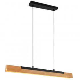 Φωτιστικό LED 25W 3000k Μαύρο Και Ξύλο Kerala 341610132 TRIO LIGHTING