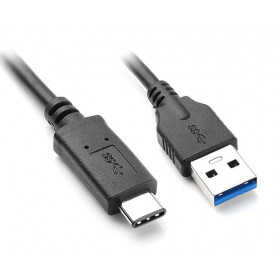 Καλώδιο Φόρτισης USB TypeA Σε TypeC 1m Μαύρο CAB-UC013 POWERTECH