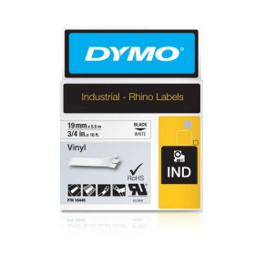 Ταινία Βινυλίου 19mmx5.5m Black on White 18445 DYMO