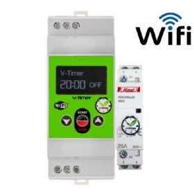 Χρονοδιακόπτης Θερμοσίφωνα Αναλογικός Wi-Fi Με Ρελέ VTIMERWIFIV3