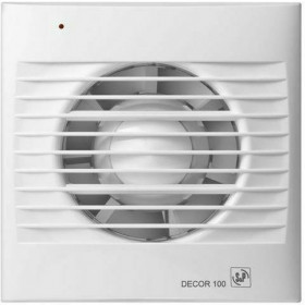 Εξαεριστήρας Μπάνιου Για Σωλήνα 100mm Λευκός DECOR 100 C S&P