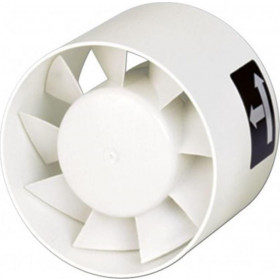 Εξαεριστήρας Αεραγωγού 100mm Λευκός TDM-100 S&P