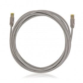 Patch Cord Χαλκού 0.5m Cat.6A FTP Γκρί KEL-C6A-P-005 KELINE