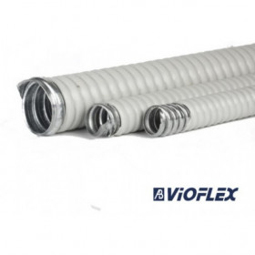 Σωλήνα Σπιράλ Μεταλλική Φ29 Με Επένδυση MetalPlast VIOFLEX