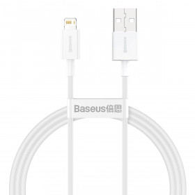 Καλώδιο Φόρτισης USB TypeA Σε Lighting 1m Λευκό CALYS-A02 BASEUS