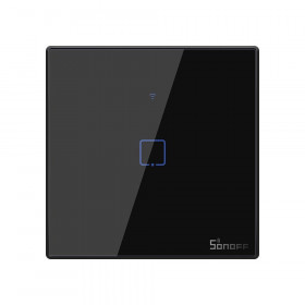 Διακόπτης WiFi Και RF 1 Εξόδου Μαύρο TX-T3EU1C SONOFF