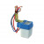 Διακόπτης Λυκόφωτος Επίτοιχος Λευκό IP44 12VDC 10-12 ADELEQ