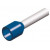 Ακροχιτώνιο Με Μόνωση  Μπλέ 0.75mm²