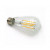 Λάμπα LED Αβοκάντο ST64 6W E27 2800k 230V Filament Dimmable Clear LUMEN