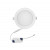 Πάνελ LED Χωνευτό 12W 3000K Στρογγυλό Λευκό 21-0121000 ADELEQ