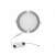 Πάνελ LED Χωνευτό 12W 6300K Στρογγυλό Ασημί 21-0121660 ADELEQ