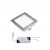 Πάνελ LED Χωνευτό 12W 4000K Στρογγυλό Ασημί 21-122061 ADELEQ