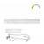 Φωτιστικό Πάγκου LED 5W 3000K-6500K 30cm Με Διακόπτη Λευκό 3-92062 ADELEQ