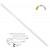 Φωτιστικό Πάγκου LED 20W 3000K-6500K 120cm Με Διακόπτη Λευκό 3-92062 ADELEQ